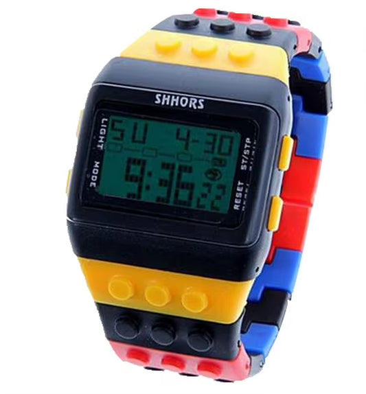 SHHORS Watches Led Digital Watches Electronic Wristwatch Fashion Plastic Watches Women Watches Rainbow Watch Reloj Mujer