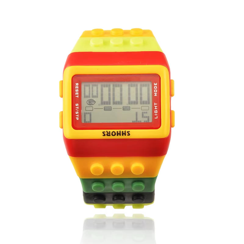 SHHORS Watches Led Digital Watches Electronic Wristwatch Fashion Plastic Watches Women Watches Rainbow Watch Reloj Mujer